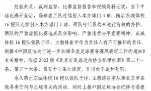 丑陋！中青赛U10组两队互射自家球门 中国足协介入调查