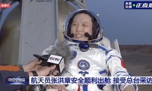 张陆从太空带回一个苹果